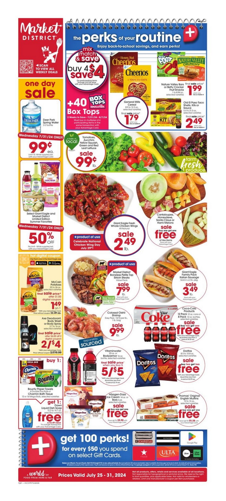 Giant Eagle Weekly Ad Jul 25 – Jul 31, 2024