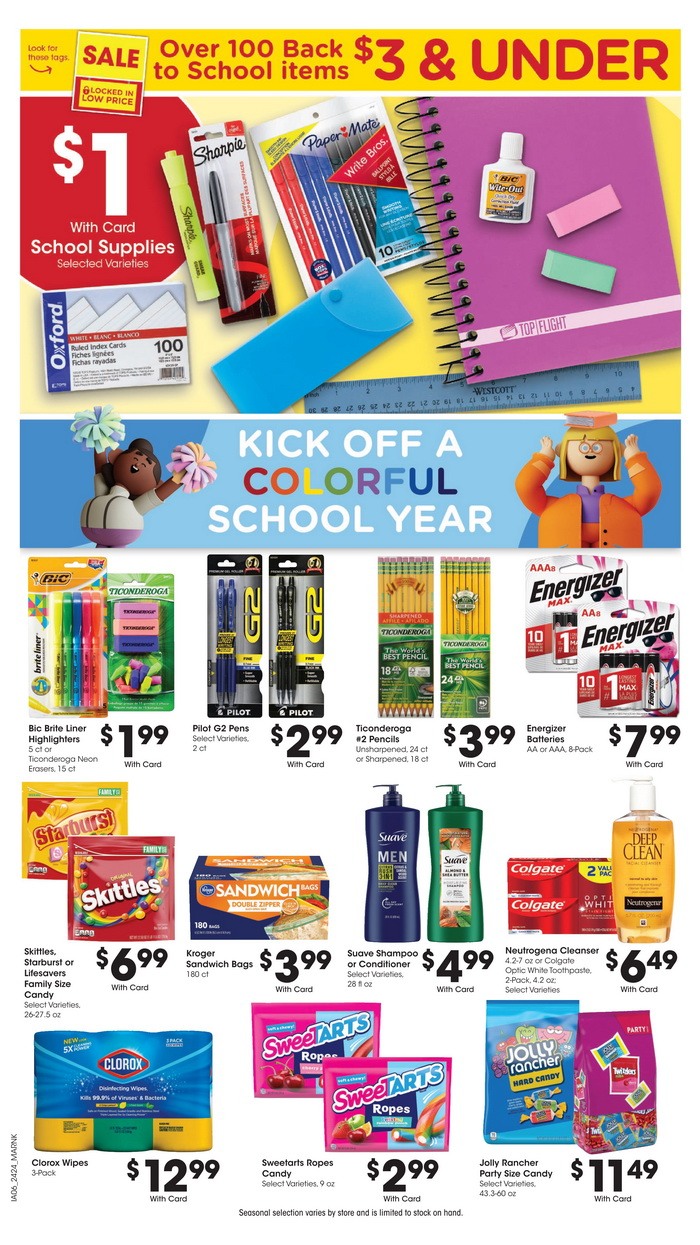 Kroger Weekly Ad July 17 – July 23, 2024 (Back to School Promotion ...