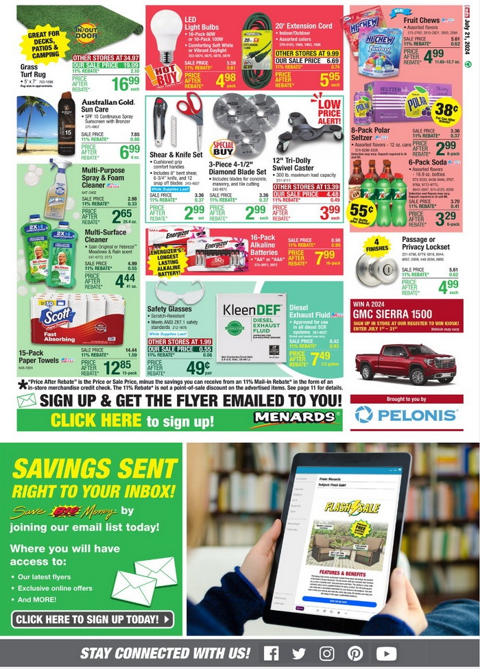 Menards Weekly Ad July 11 – July 21, 2024