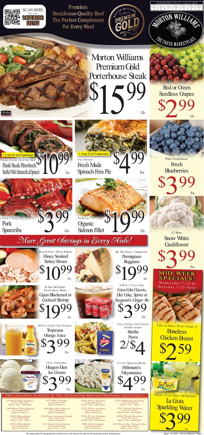 Morton Williams Weekly Ad July 19 – July 25, 2024