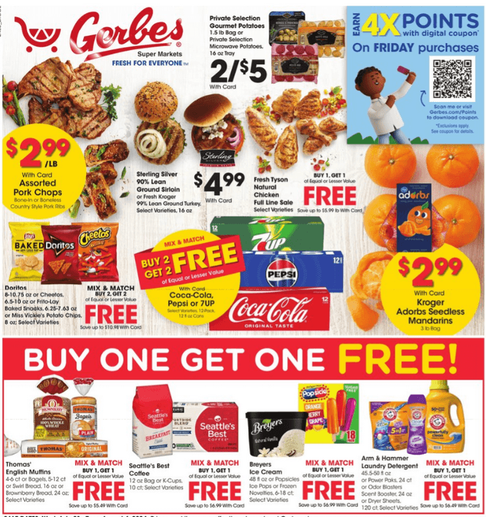 Gerbes Weekly Ad Jul 31 – Aug 06, 2024