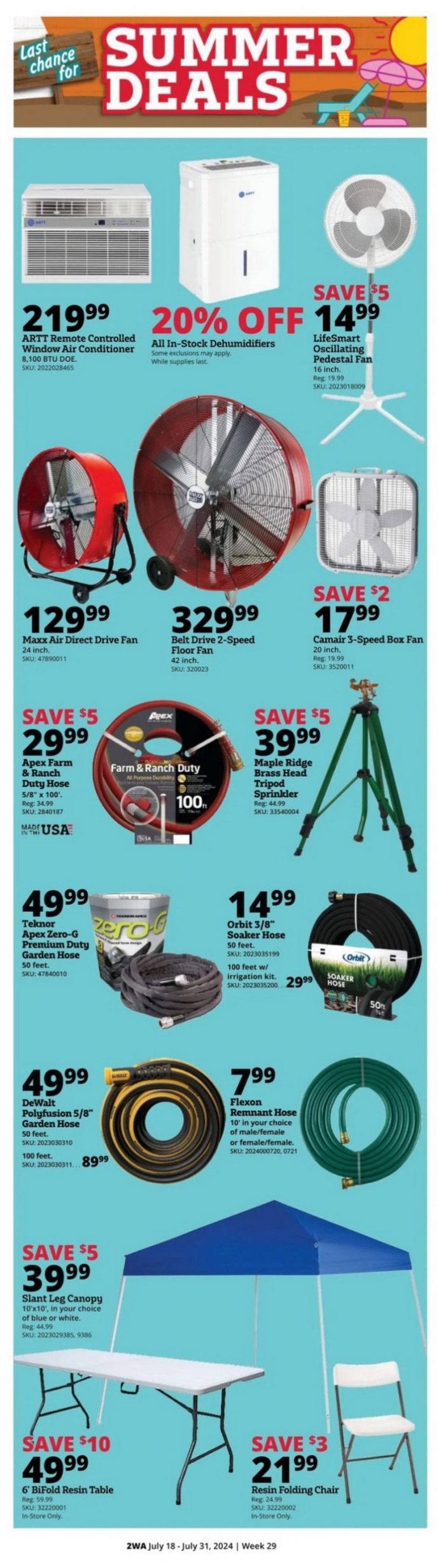 Rural King Weekly Ad July 18 July 31, 2024