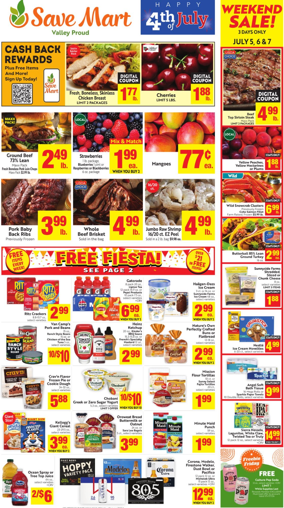 Save Mart Supermarkets Weekly Ad Jul 03 – Jul 09, 2024 (4th of July ...