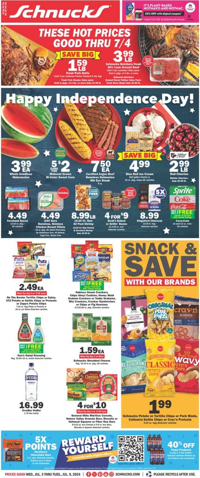 Schnucks Weekly Ad July 03 July 09, 2024 (4th of July Promotion Included)