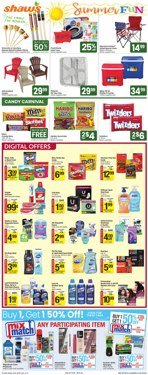 Shaw's Weekly Ad Jul 12 – Jul 18, 2024