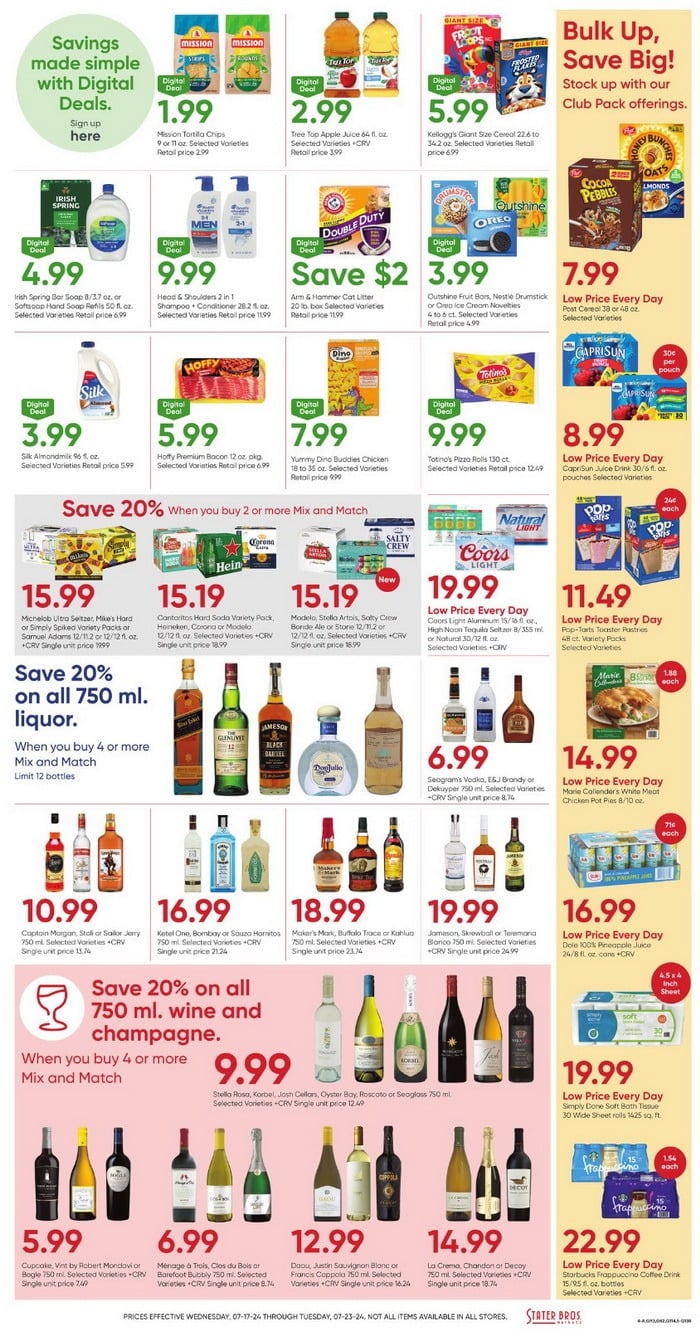 Stater Bros Weekly Ad Jul 17 – Jul 23, 2024