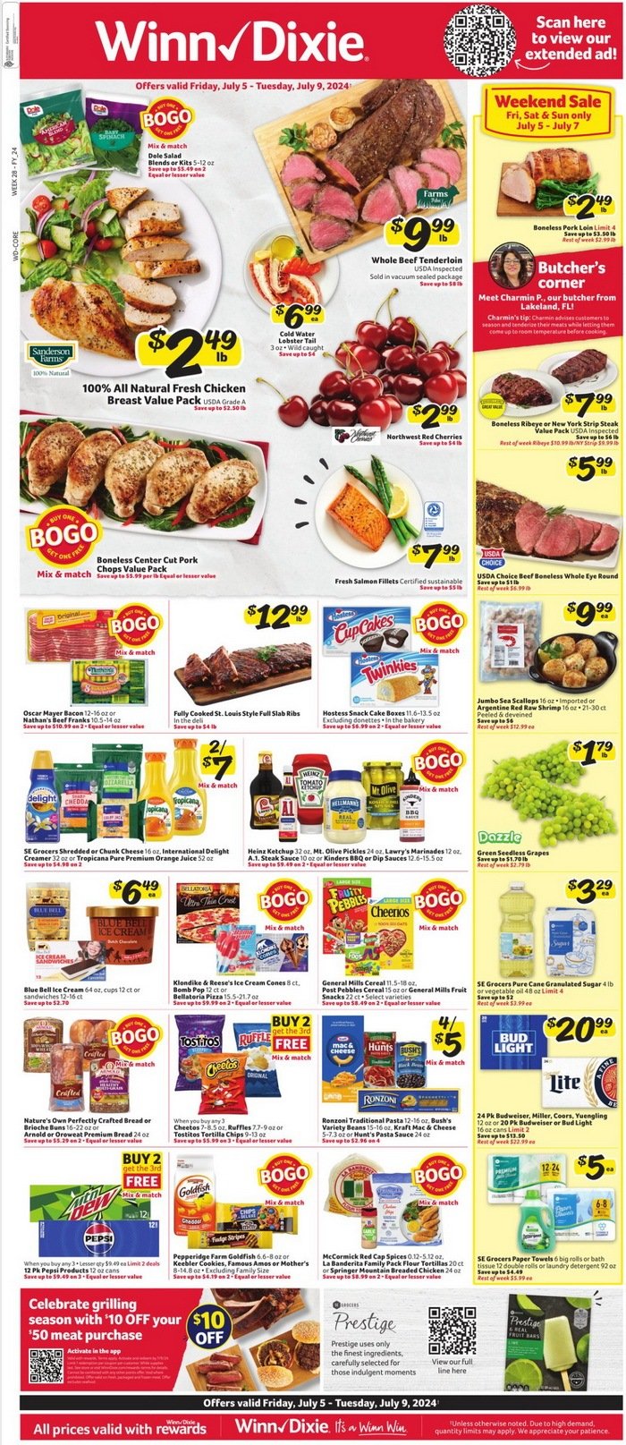 Winn-Dixie Weekly Ad July 05 – July 09, 2024