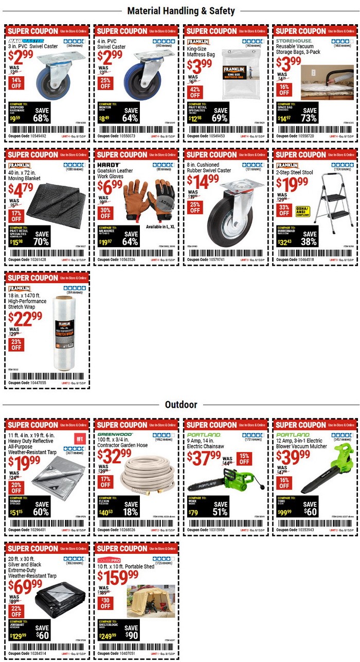 Harbor Freight Summer Coupon Sale Aug 05 – Aug 15, 2024