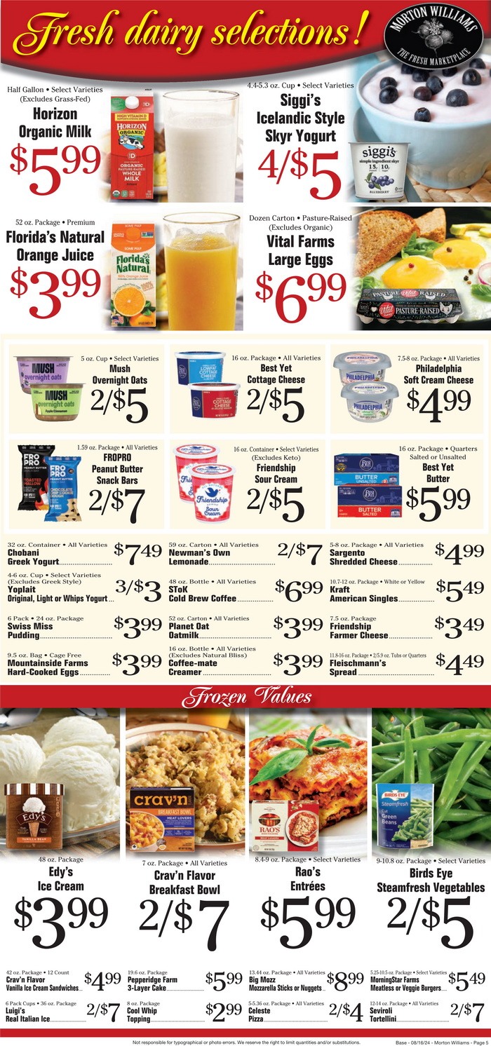 Morton Williams Weekly Ad Aug 16 – Aug 22, 2024