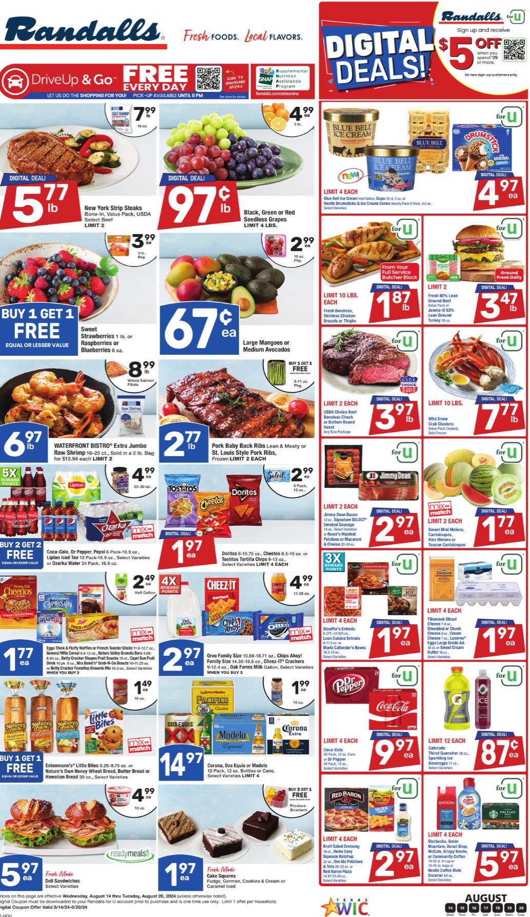 Randalls Weekly Ad Aug 14 – Aug 20, 2024 (Back to School Promotion ...