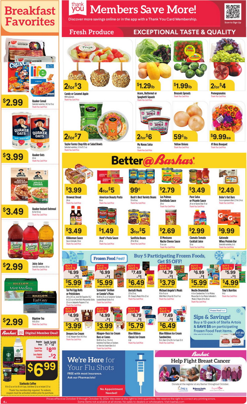 Bashas Weekly Ad Oct 09 Oct 15, 2024