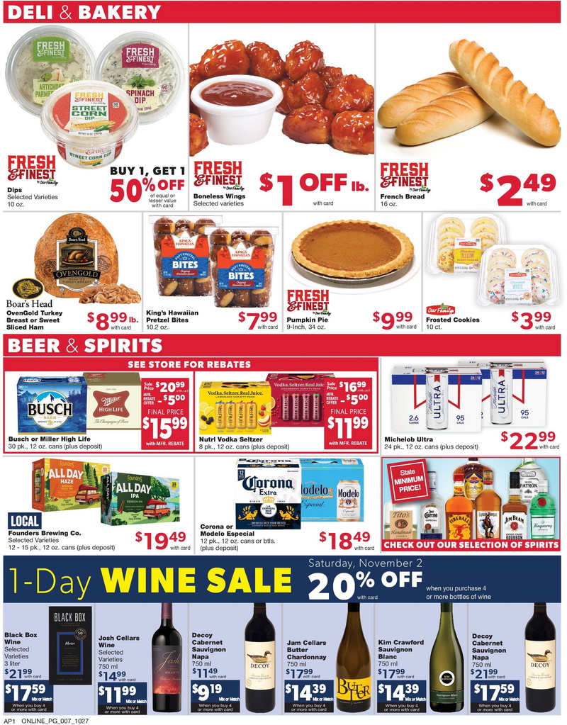 Family Fare Weekly Ad Oct 27 Nov 02, 2024 (Halloween Promotion Included)