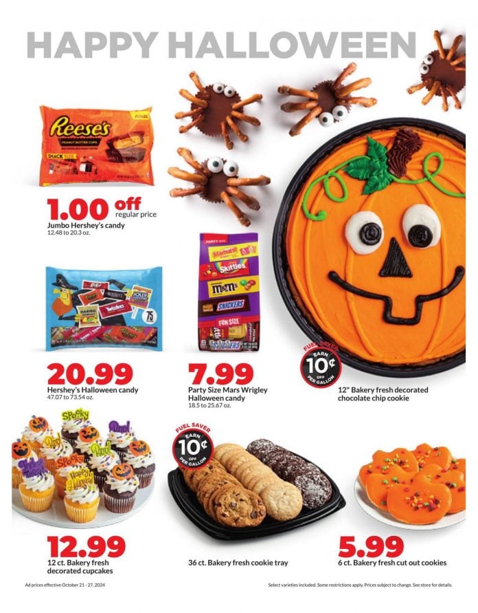 HyVee Weekly Ad Oct 21 Oct 28, 2024 (Halloween Promotion Included)