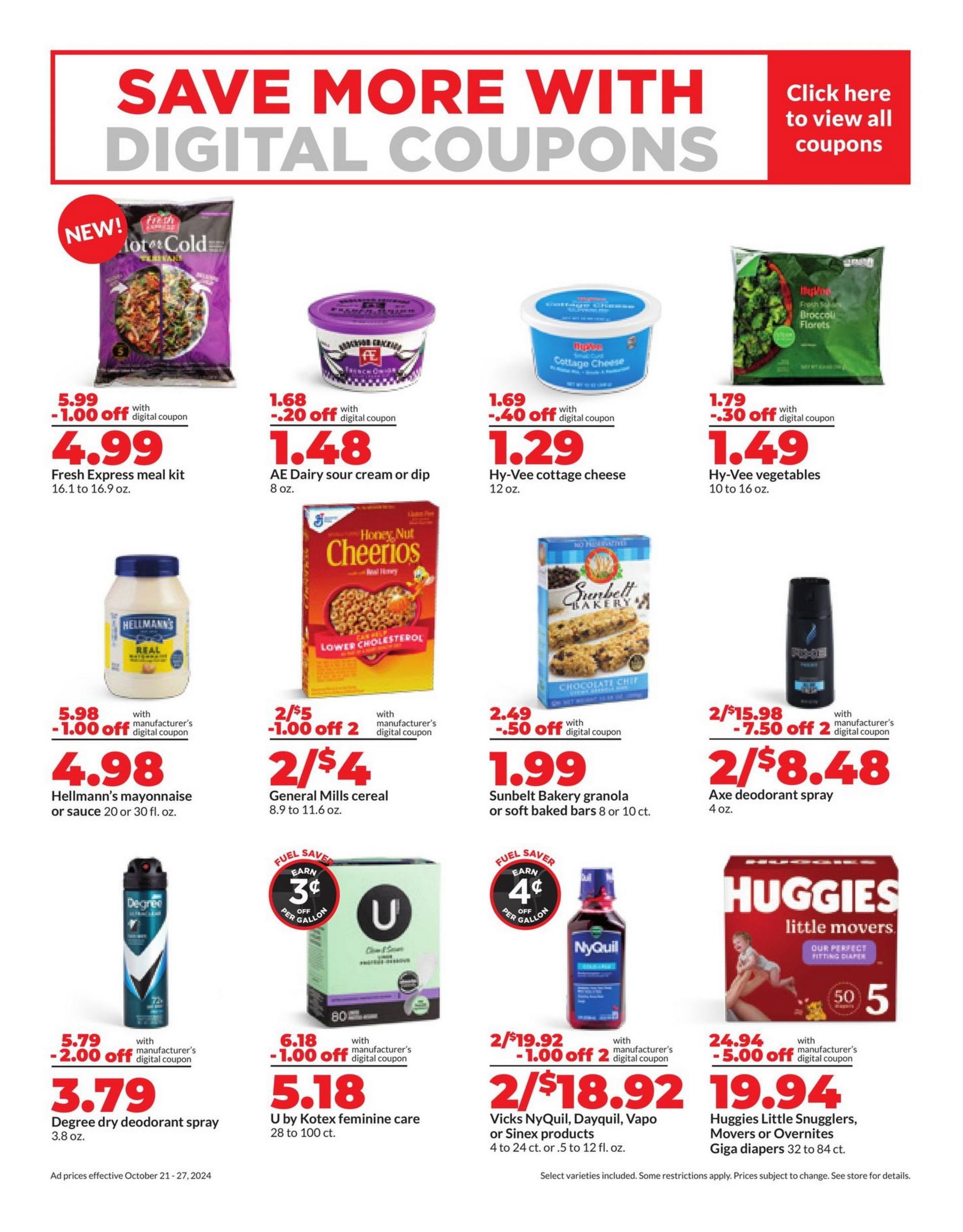 HyVee Weekly Ad Oct 21 Oct 28, 2024 (Halloween Promotion Included