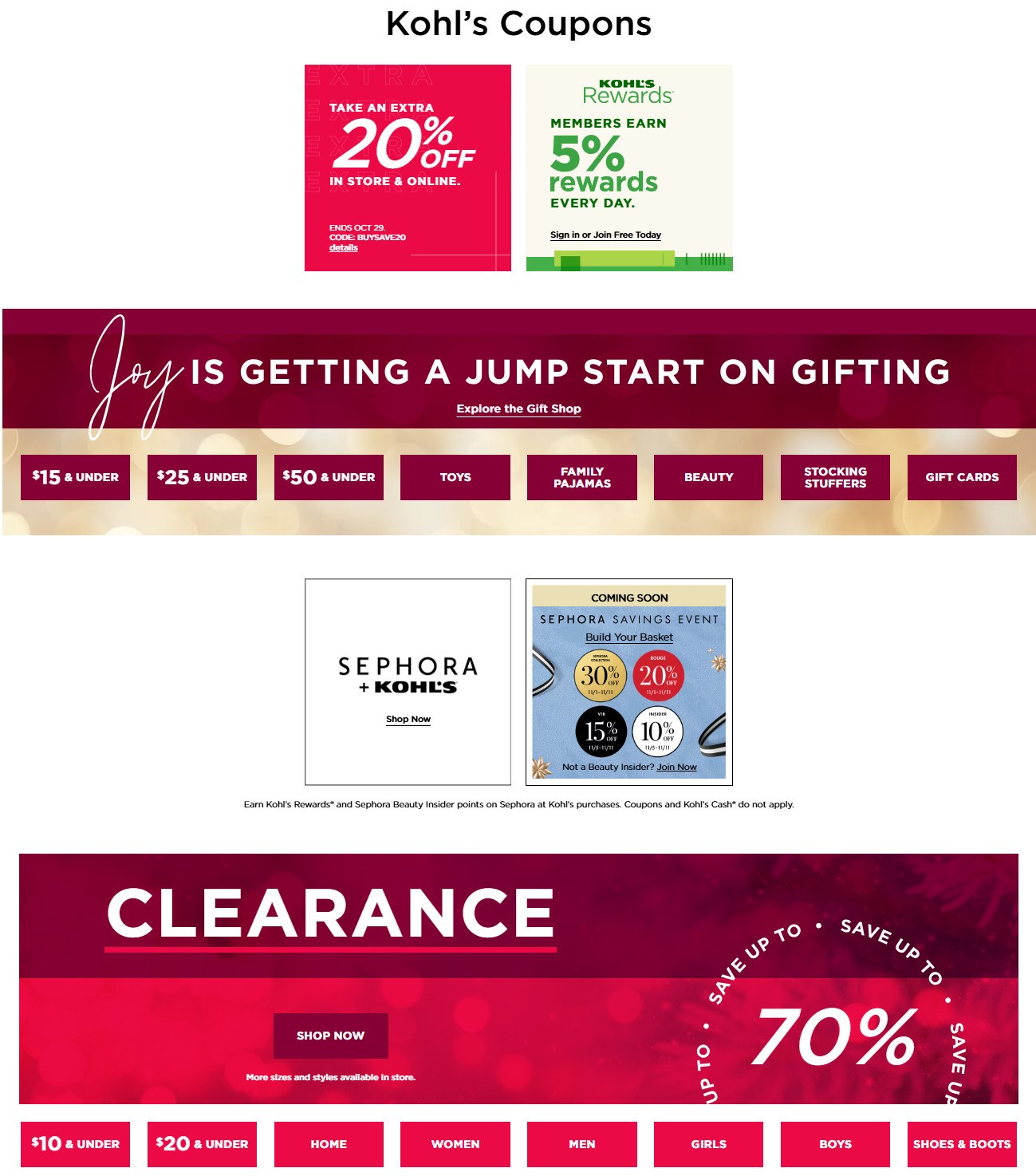 Kohl's Coupon Ad Until Oct 29, 2024