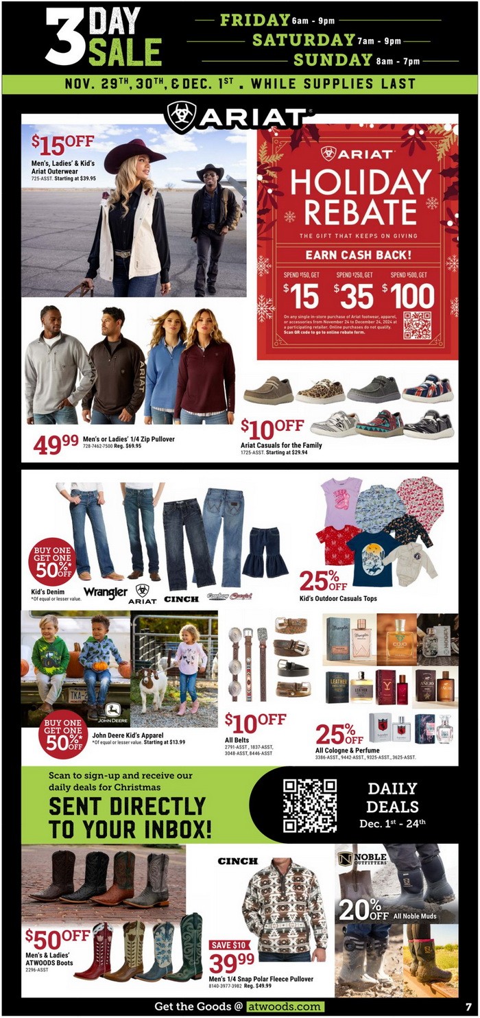 Atwoods 3Day Black Friday Ad Nov 29 Dec 01, 2024