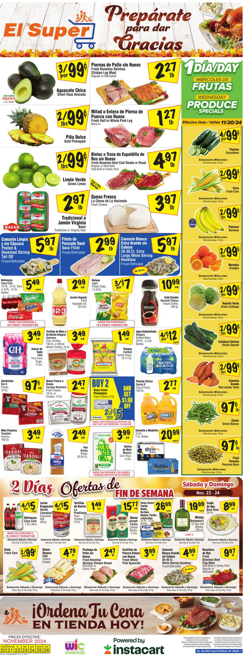 El Super Weekly Ad Nov 20 – Nov 26, 2024