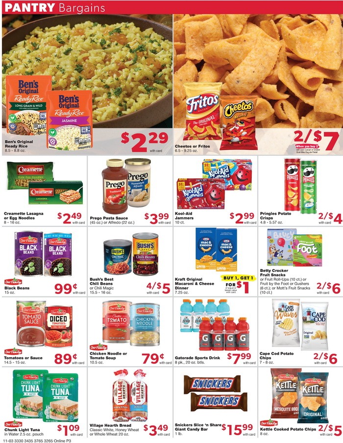 Family Fare Weekly Ad Nov 03 Nov 09, 2024