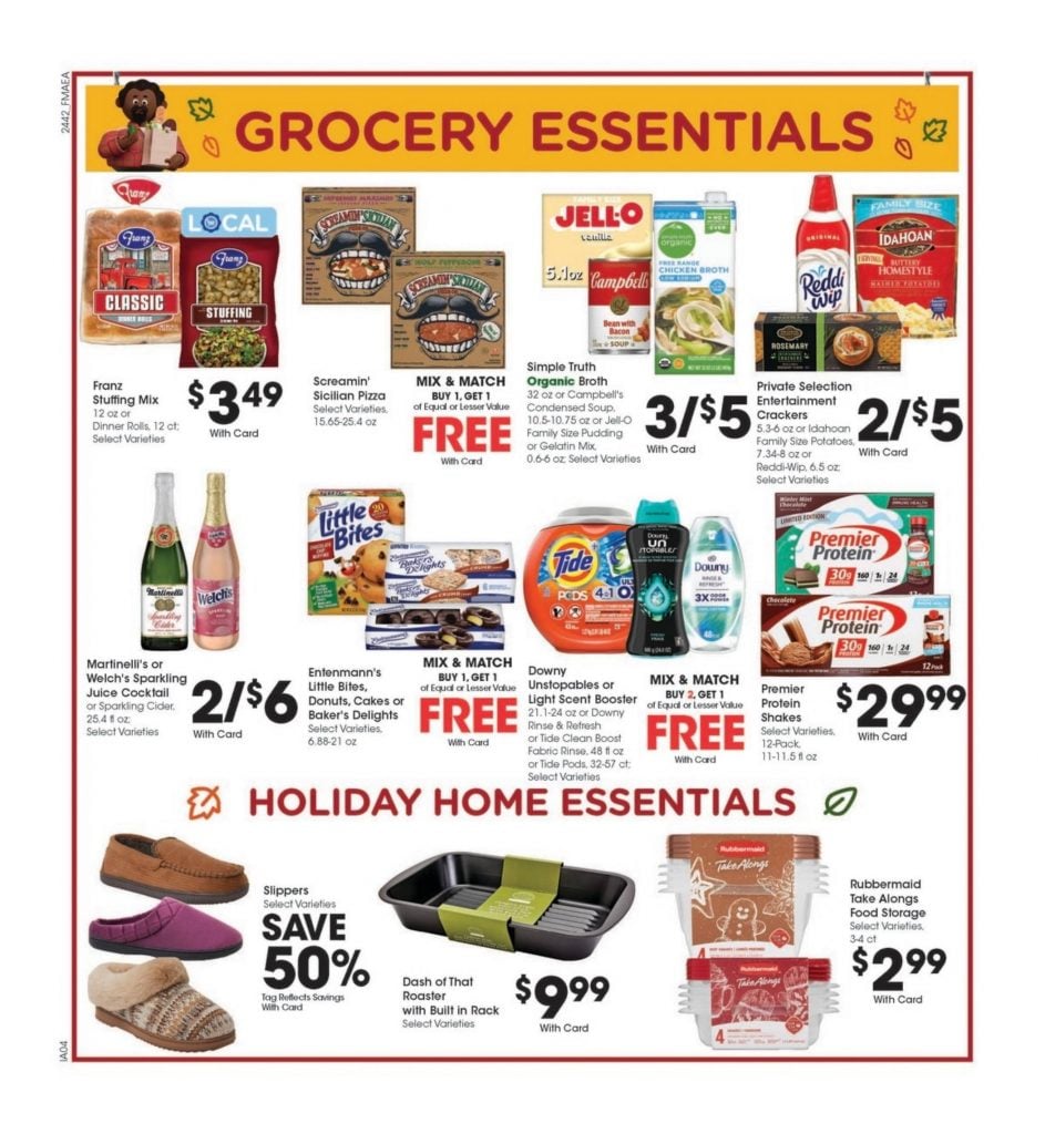 Fred Meyer Weekly Ad Nov 20 – Nov 28, 2024 (Thanksgiving Day and Black ...