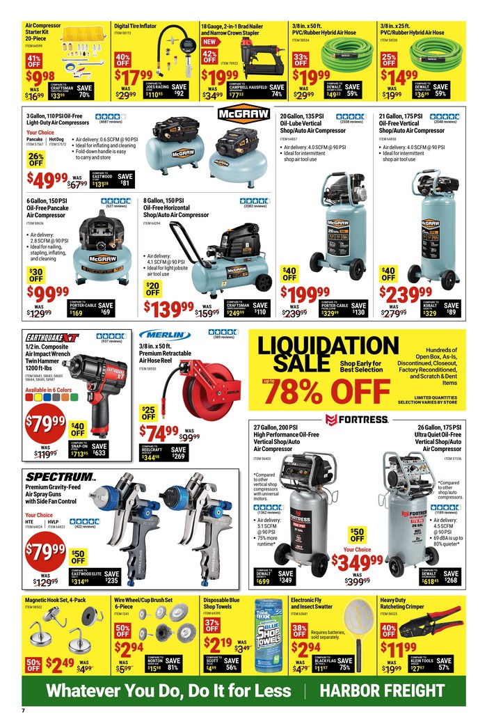 Harbor Freight Black Friday Sale Nov 25 Dec 02, 2024