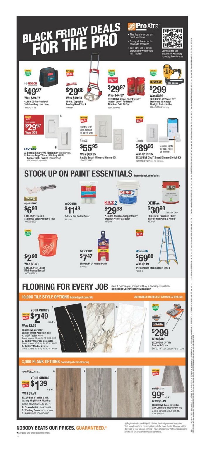 Home Depot Black Friday Deals Nov 28 Dec 04, 2024