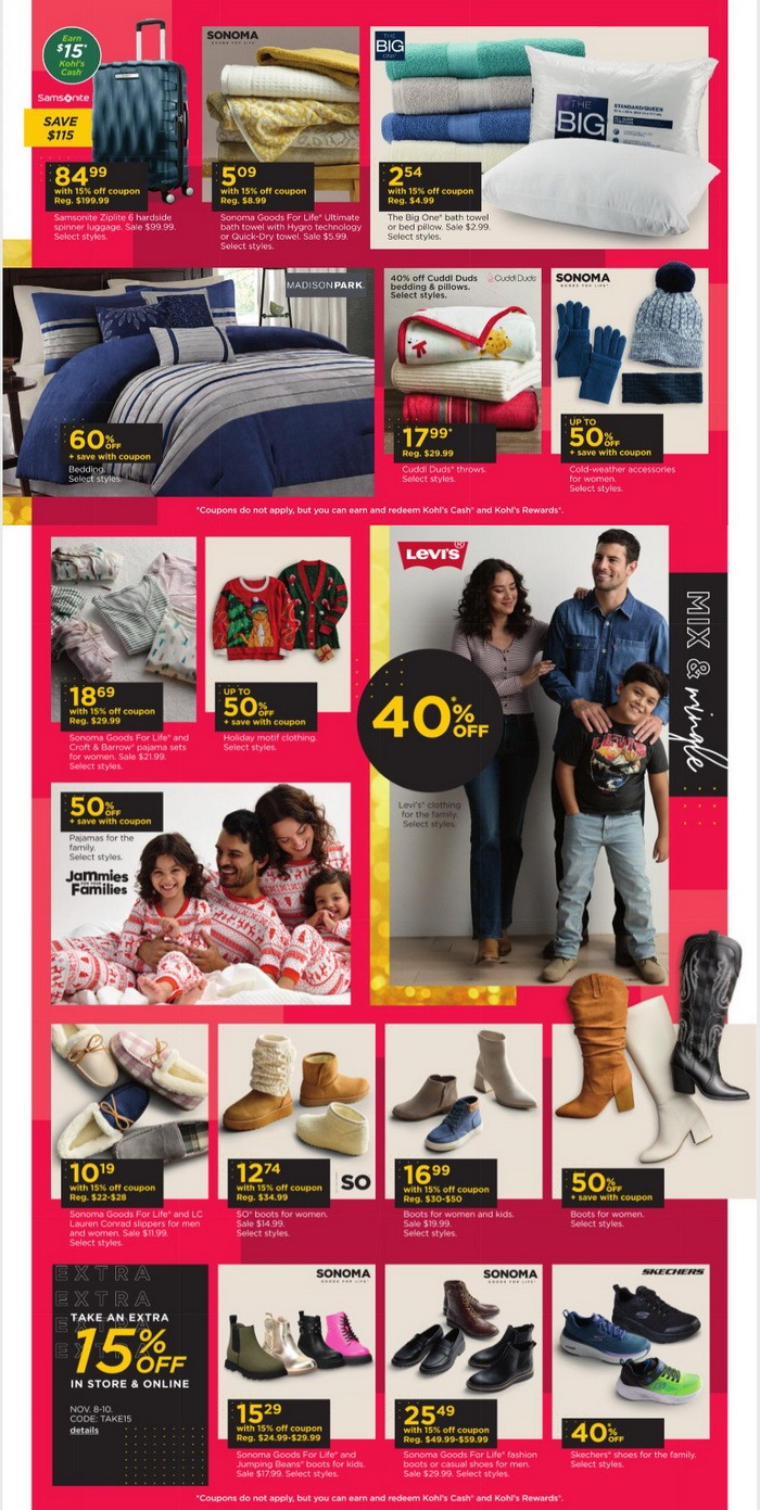 Kohl's Early Black Friday Ad Nov 08 Nov 10, 2024