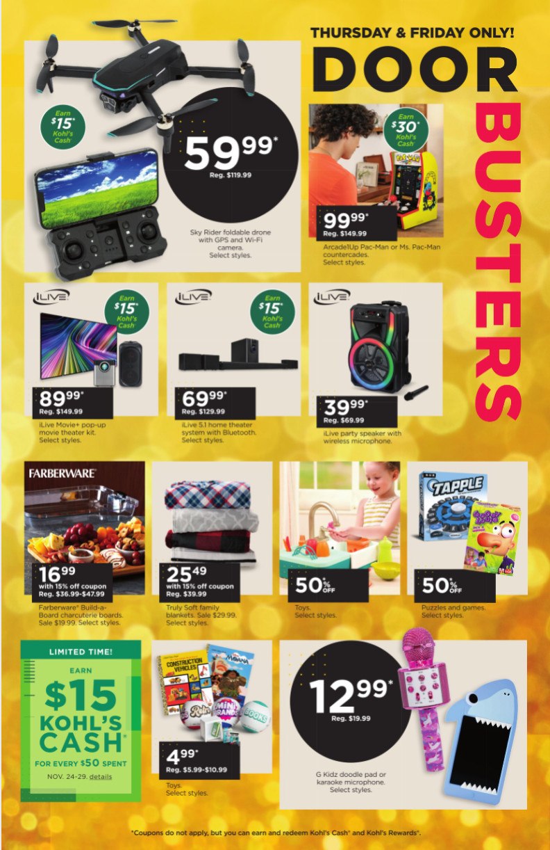 Kohl's Black Friday Ad Nov 28 Nov 29, 2024