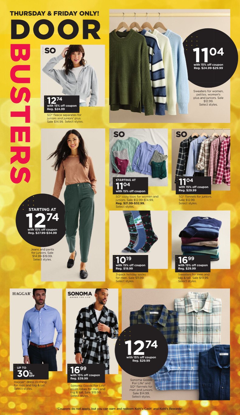 Kohl's Black Friday Ad Nov 28 Nov 29, 2024