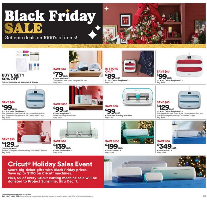 Michaels Black Friday Ad Nov 22 Dec 01, 2024