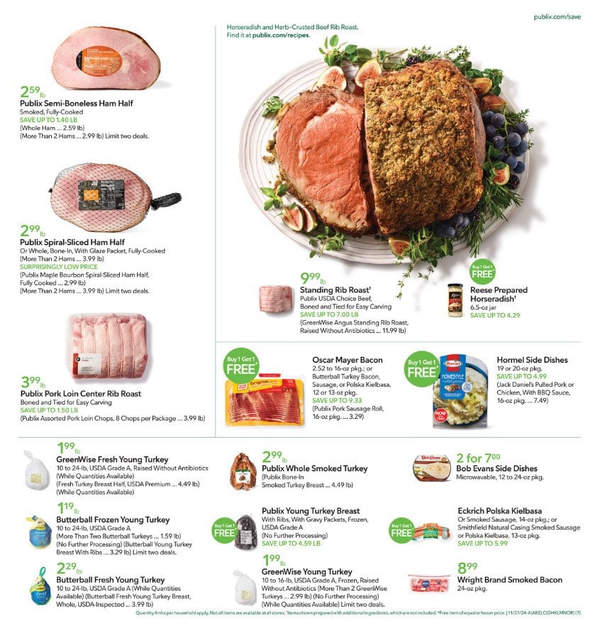 Publix Weekly Ad Nov 20 – Nov 27, 2024 (Thanksgiving Promotion Included)