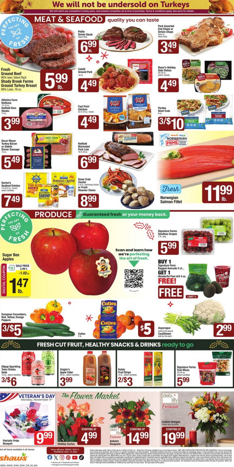 Shaw's Weekly Ad Nov 08Nov 14, 2024