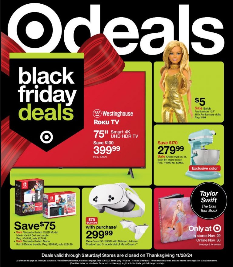 Target Black Friday Ad Nov 24 Nov 30, 2024