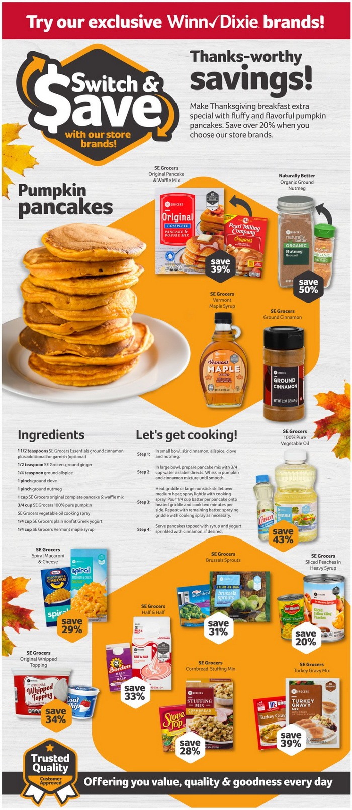 WinnDixie Weekly Ad Nov 20 Nov 28, 2024 (Thanksgiving Promotion