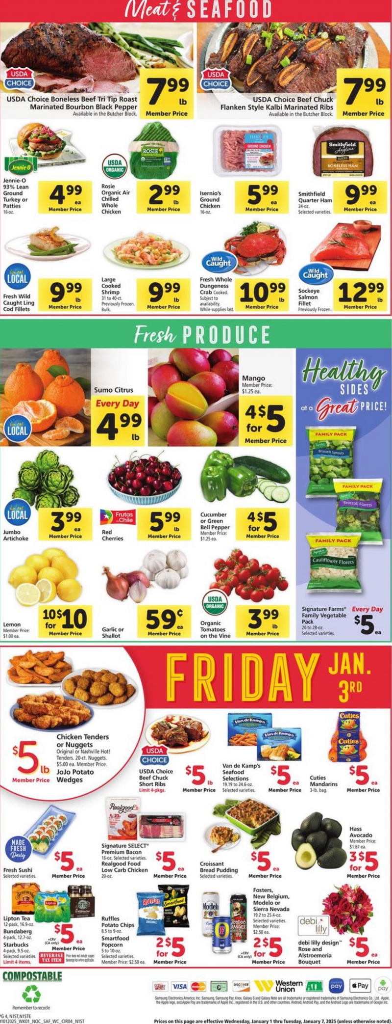 Safeway Weekly Ad Jan 01 Jan 07, 2025