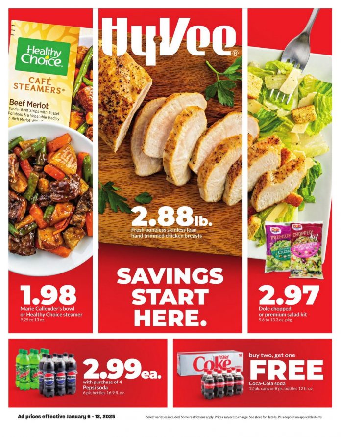 Hy-vee Weekly Ad Jan 06 – Jan 12, 2025