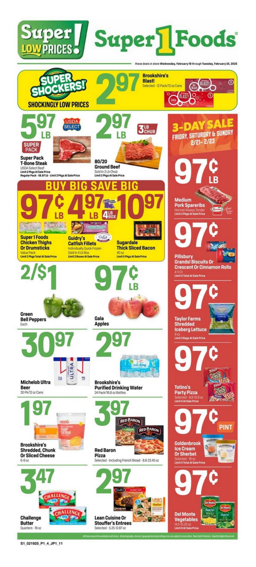 Super 1 Foods Weekly Ad Feb 19 Feb 25, 2025