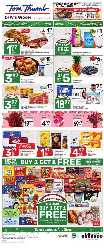 Tom Thumb Weekly Ad Feb 05 Feb 11, 2025