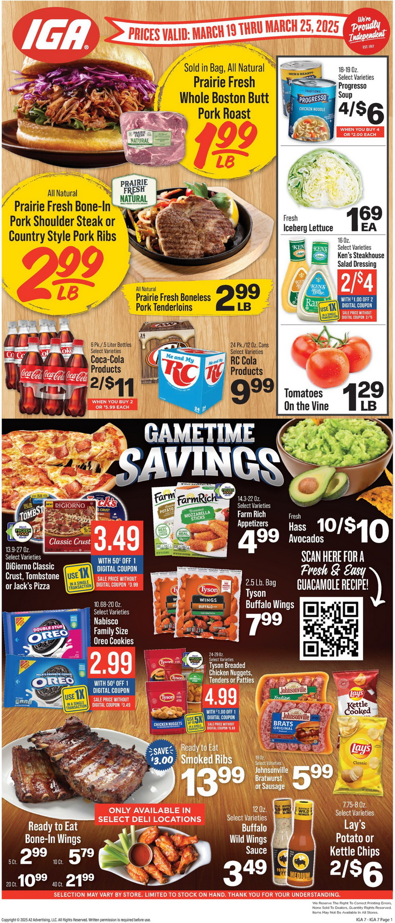 IGA Weekly Ad Mar 19 – Mar 25, 2025