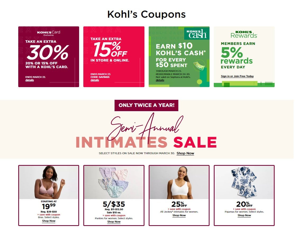 Kohl's Coupon Ad Until Mar 23, 2025 (Easter Promotion Included)